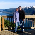 Tag Eckles and his wife in Juneau, AK